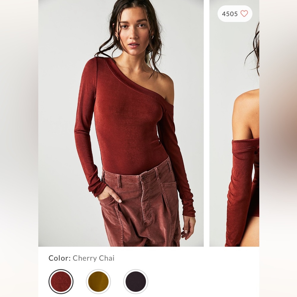 Free People That’s Hot bodysuit in blossom pearl